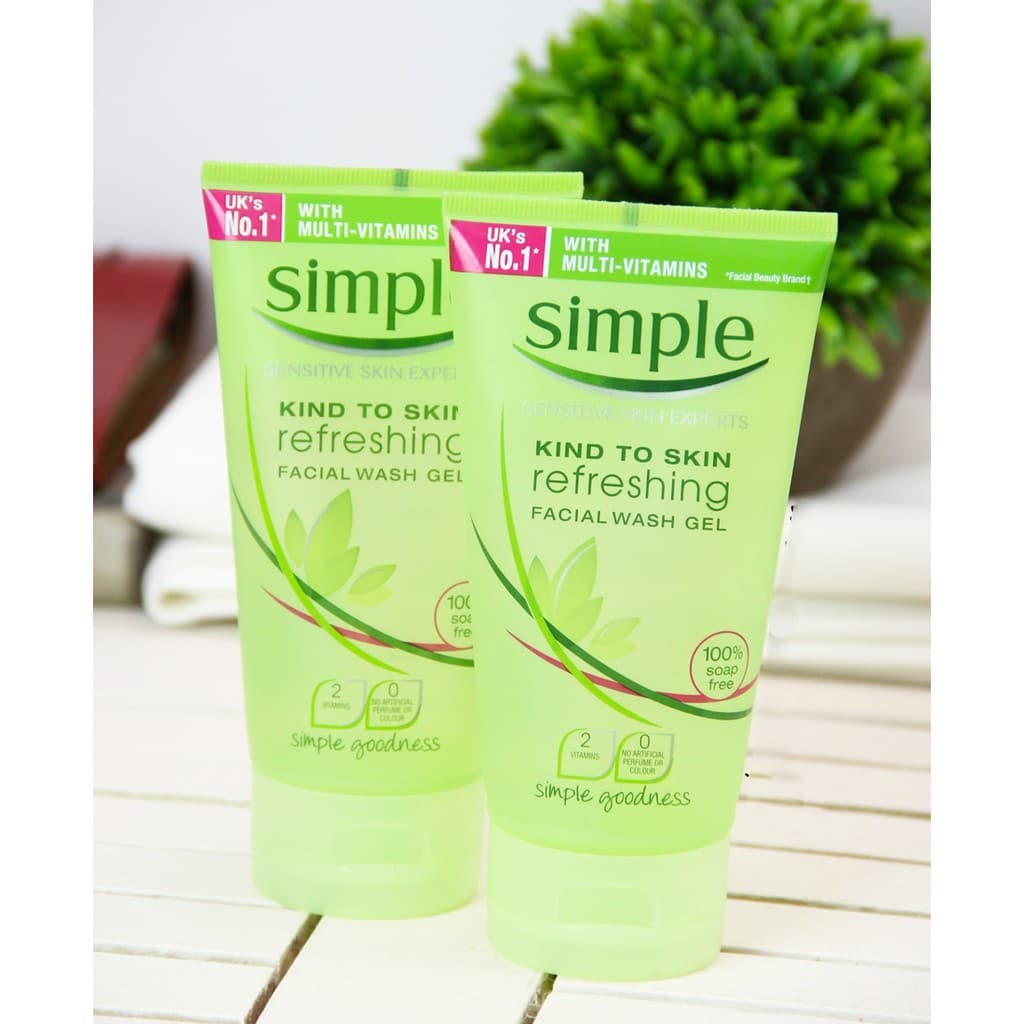 Simple Skin To Skin Refreshing Facial Wash Gel