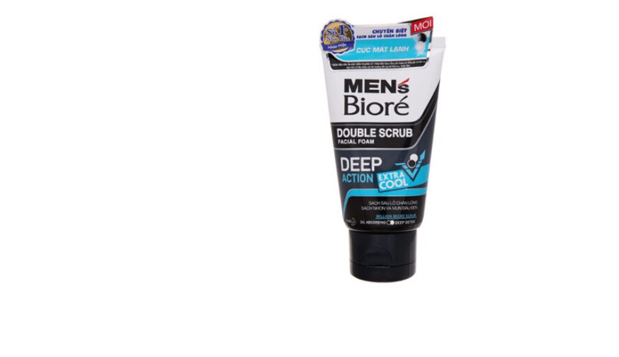 Men’s Biore Double Scrub Deep Action Extra Cool