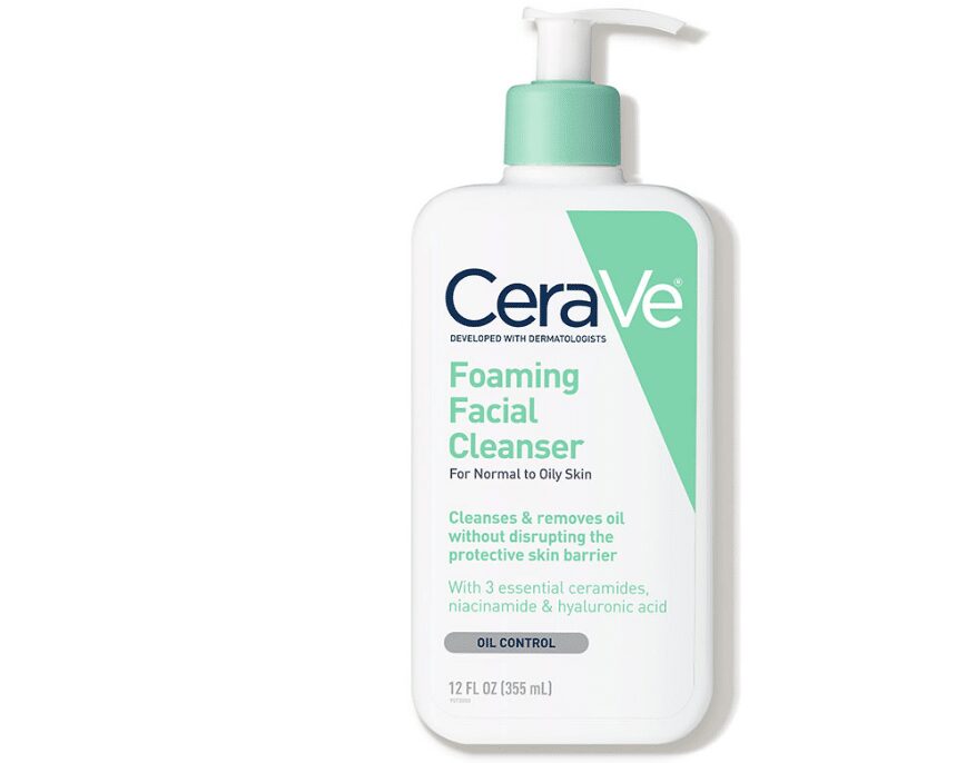 cerave Foaming Facial Cleanser For Normal To Oily Skin