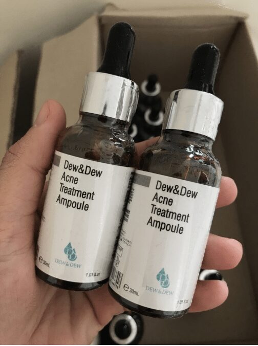 Serum trị mụn ẩn Dew & Dew Acne Treatment Ampoule