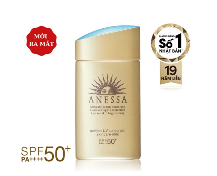 Kem chống nắng Anessa cho da dầu- Anessa Perfect UV Sunscreen Skincare Milk