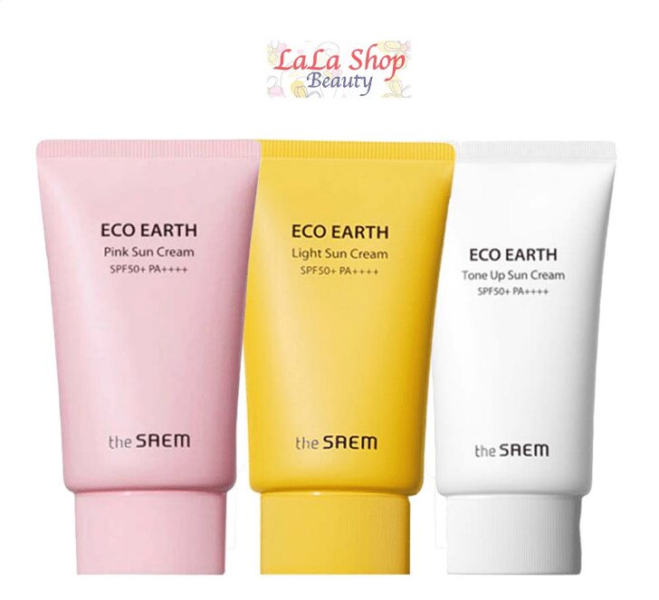 Kem Chống Nắng THE SAEM ECO EARTH POWER PINK SUN CREAM