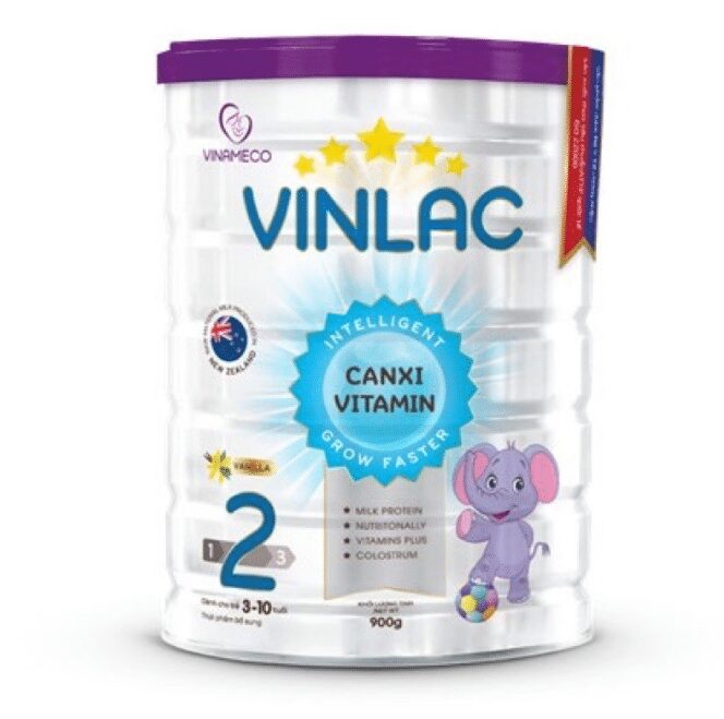 Sữa Vinlac 2 cho bé từ 3-10 tuổi