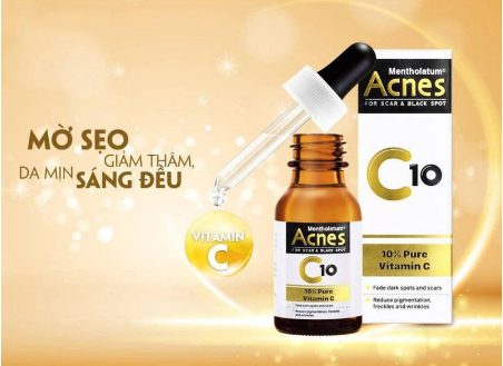 Serum Acnes C10 có tác dụng gì