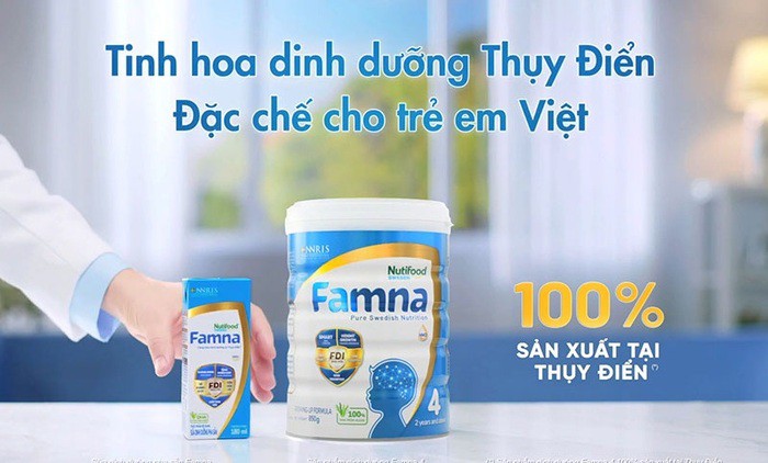 Sữa Famna Nutifood có mấy loại?