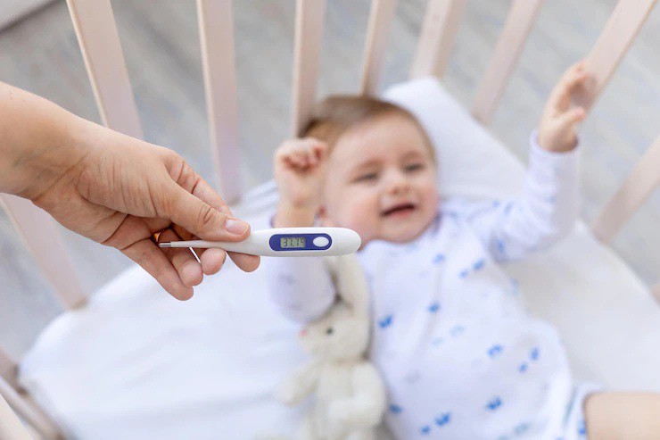 Tác dụng của lá tía tô với trẻ sơ sinh: Hạ sốt nhanh chóng